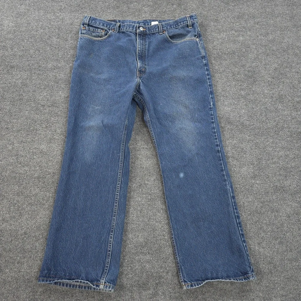 Vintage Levis 517 Jeans Mens 42x30 Blue Medium Wash Boot Cut Denim‎ Made USA Y2K